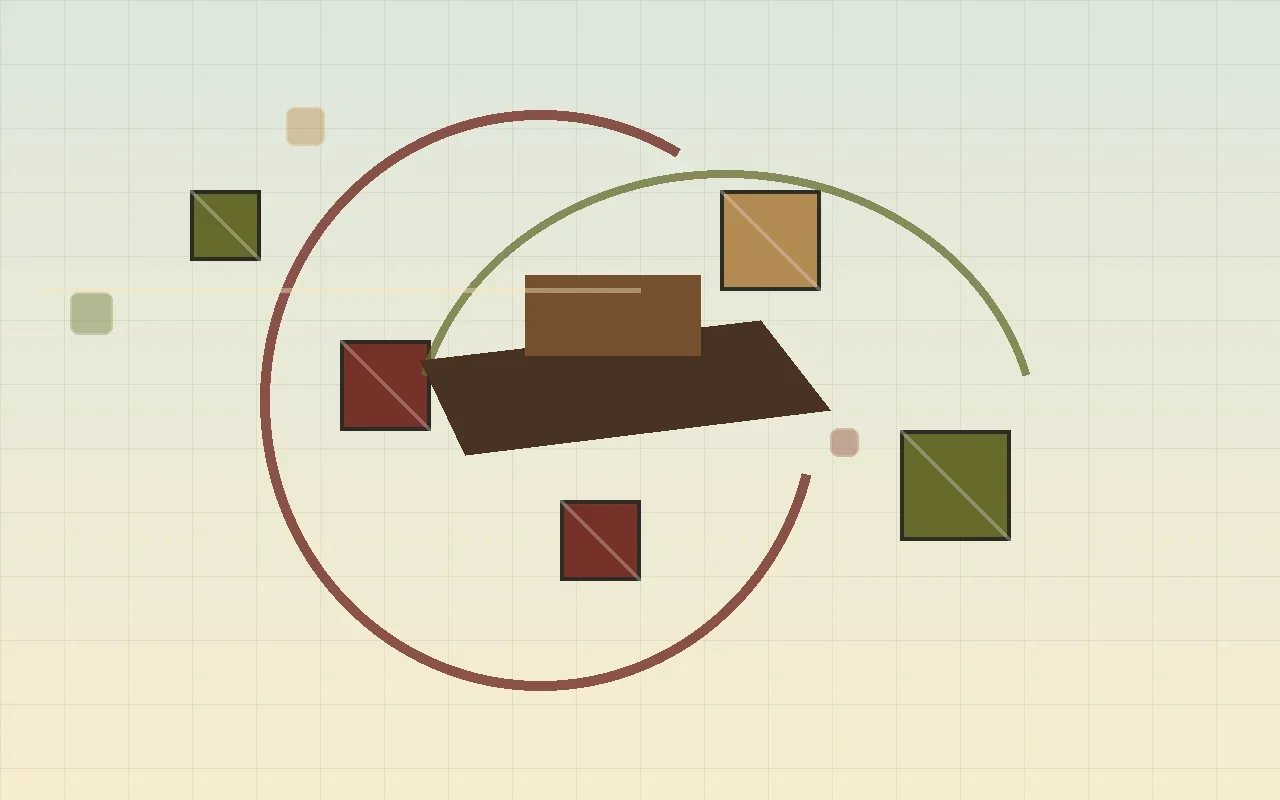 Physics visualization of moving block structures and a ship frame